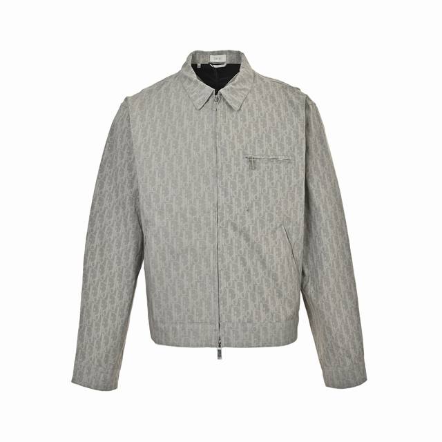 Dior Logo Jacquard Lapel JacketMade from custom cotton denim, this comfortable,