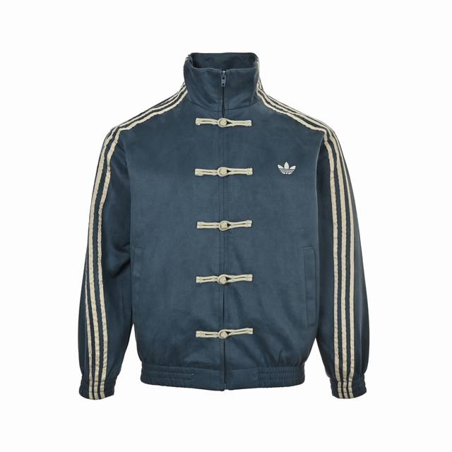 Adidas Adidas Trefoil embroidered Chinese suede jacket Adidas Originals Ctt Snak