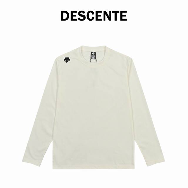 Gift box Descente 3D laminated round neck sports long sleeve gram liquid ammonia
