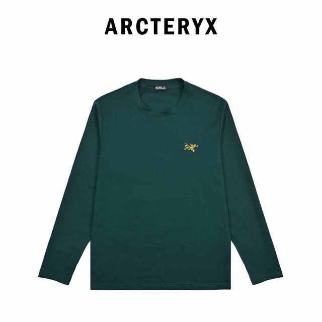 Gift box Arcteryx small logo embroidered sports long sleeve gram liquid ammonia