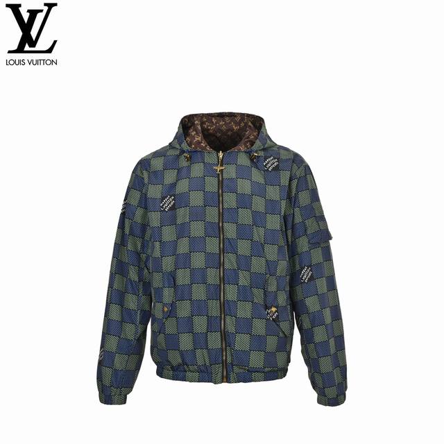 Louis Vuitton 25Fw checkerboard monogram double-sided jacket Size: M-Xxl