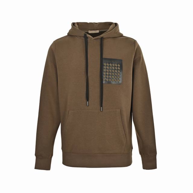 Bottega Veneta Bv Pocket Woven HoodieBv's new hooded sweatshirt is made of heavy