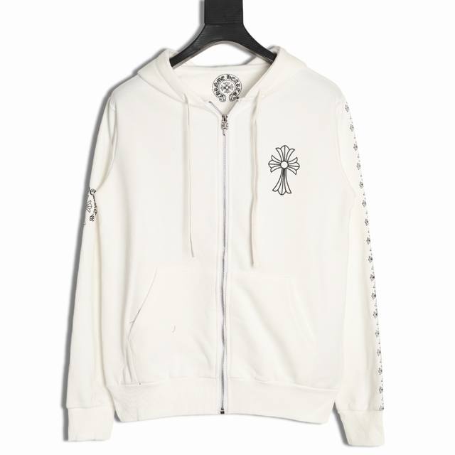Chrome Hearts 25Fw Arm Cross Zipper JacketHigh weight, high density, high qualit