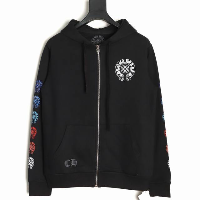 Chrome Hearts 25Fw Rainbow Label Zipper JacketHeavy weight, high density, high q