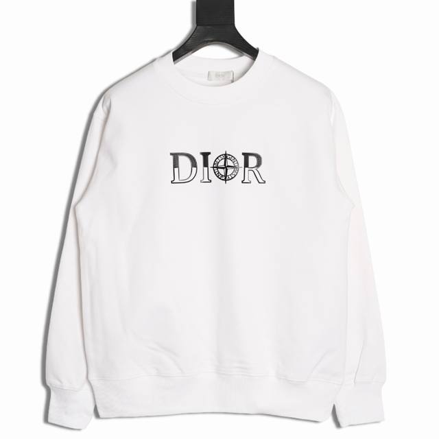 Dior X Stone Island 25Fw Dior and Stone Island co-branded crewneck sweatshirt .