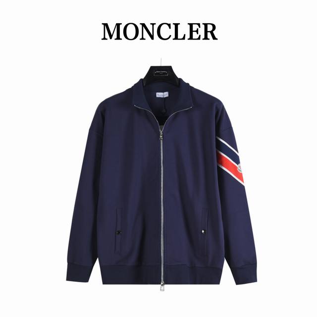 Moncler 25Fw Arm Stripe Zip-Up Jacket . This unisex jacket features a unique, ae