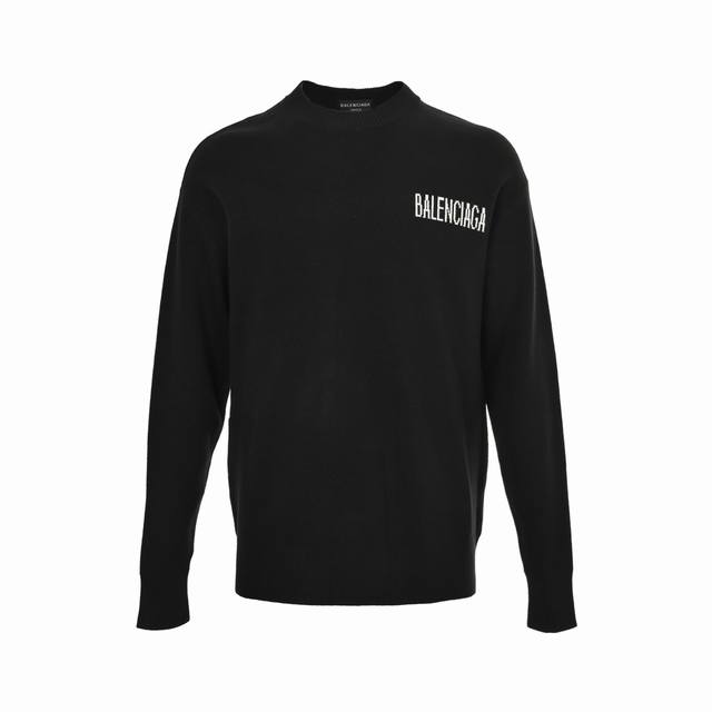 Balenciaga Coke Jacquard Crew Neck Sweater . 500g of full-length, heavyweight,