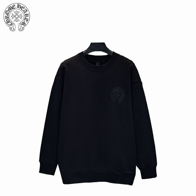 Chrome Hearts 25Fw Dark-Weave Round Neck Short Sleeves Made with custom-dyed ter