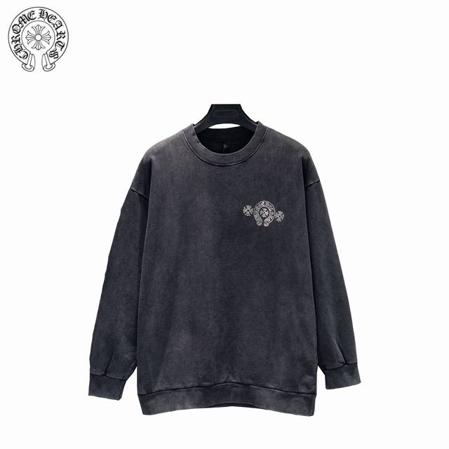 Chrome Hearts 25Fw Gradient Rhinestone Crew Neck Sweatshirt . Made with a custo