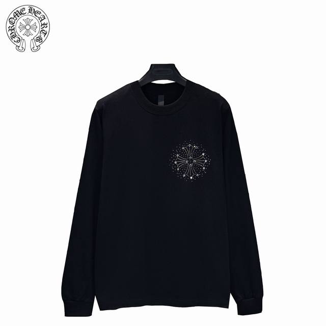 Chrome Hearts 25Fw Starry Spot Crewneck Sweatshirt is made with 21-count double