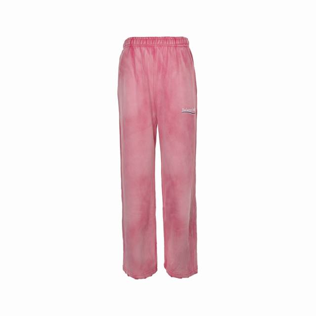 Balenciaga heavy-dye cola embroidered snowflake trousers. Popular heavy-dye, was