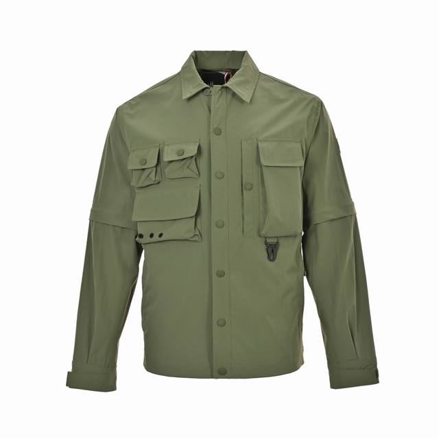 Moncler Multi-Pocket Functional Work JacketCustomized stretch woven functional f