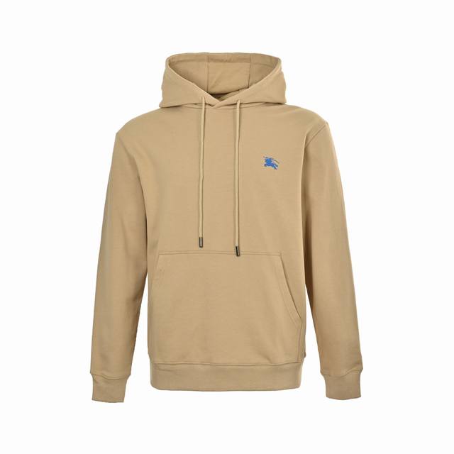 Burberry 25Fw hooded sweatshirt with warhorse circle print on the back. This hoo