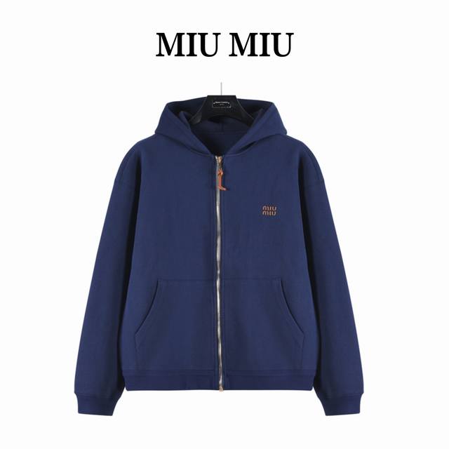 Miumiu Miumiu 24Ss Super Thick Jersey Hooded Jacket Zp33 Purchased and made! Sup