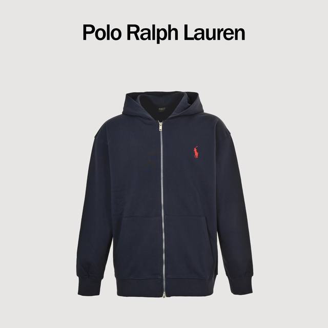 Ralph Lauren's basic pony-embroidered zip-up hooded sweatshirt. This year's new