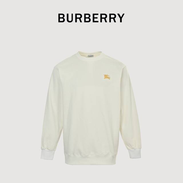 Burberry Bbr Back Horse Knight Crew Neck SweatshirtMade of 400g double-strand la