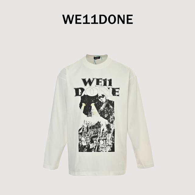 We11 Done Wu Xuanyi and Lu Han's concert cat print long-sleeved T-shirt Colors: