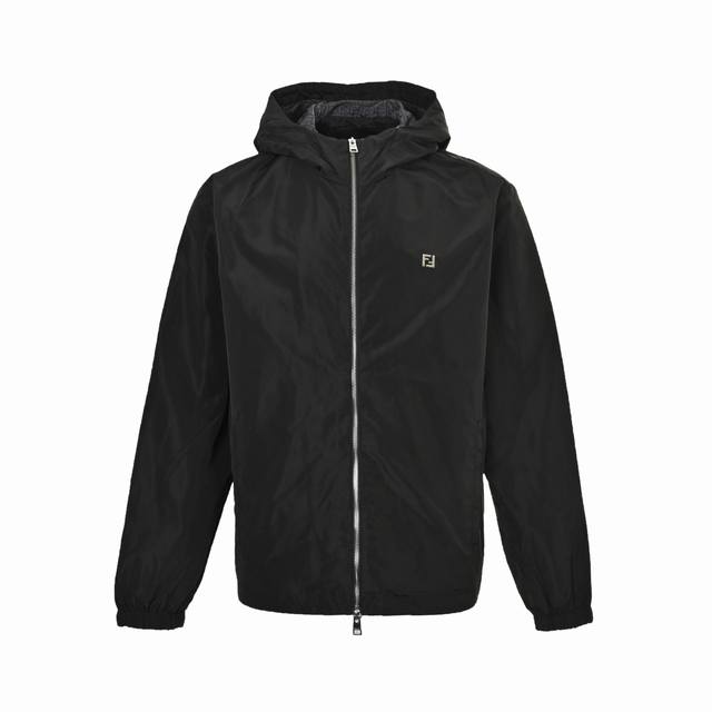 Fendi Fendi Hardware Technology Fabric Hooded Jacket This high-tech fabric is ma