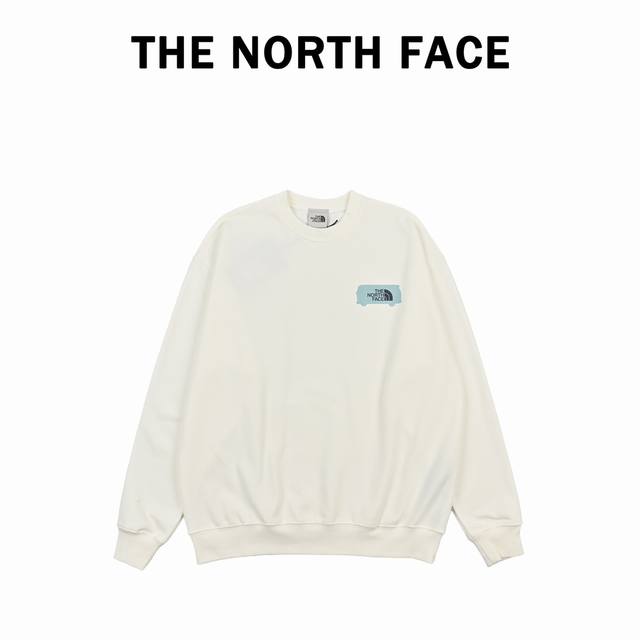 Thenorthface knitted fleece sweatshirt for couples 460g cotton large terry, a ne