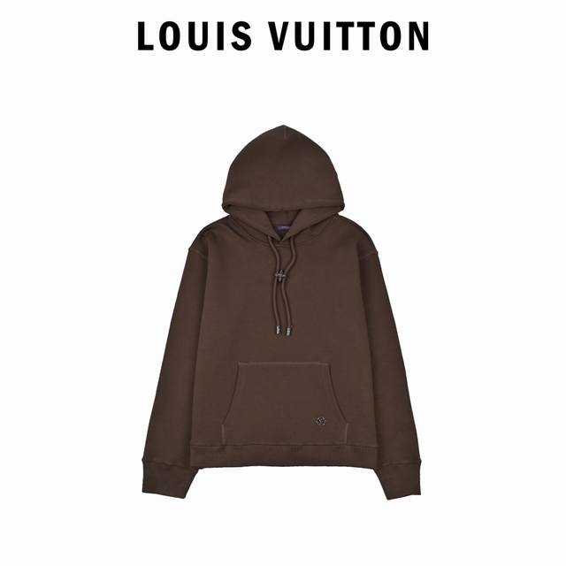 Louis Vuitton's new floral buttoned hooded sweatshirt . Unisex. This cotton hoo