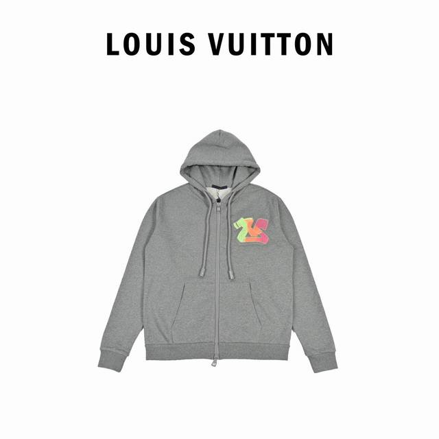 Louis Vuitton Lv 22Fw Illusion Embroidered Hooded Cardigan Original, 11, Purchas