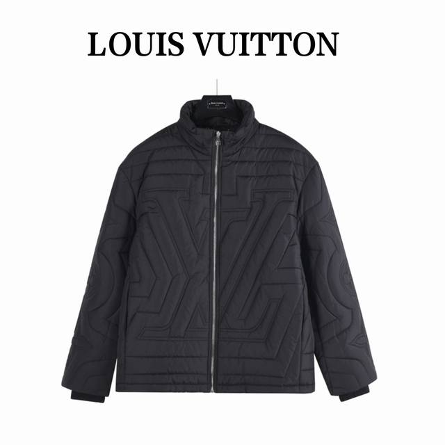 Louisvuitton Autumn/Winter 25Fw New Nylon Stand-Collar Jacket Unisex Classic Mon