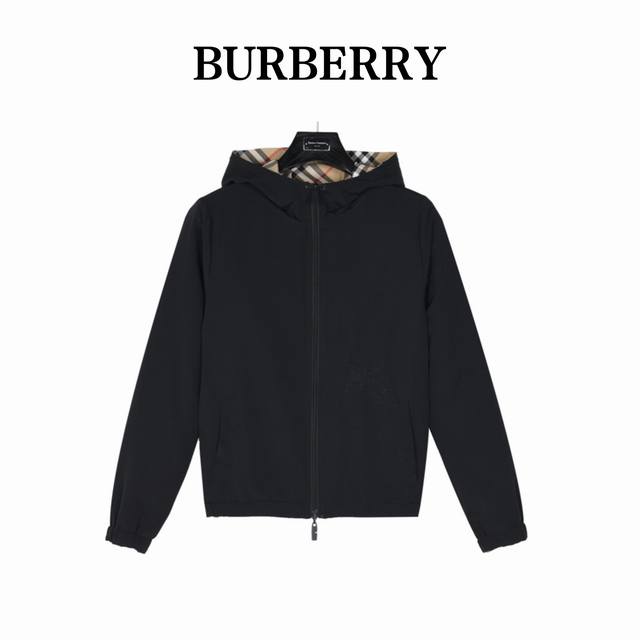 Burberry 24Ss Plaid Warhorse Double-Sided Hooded JacketA lightweight hooded jack