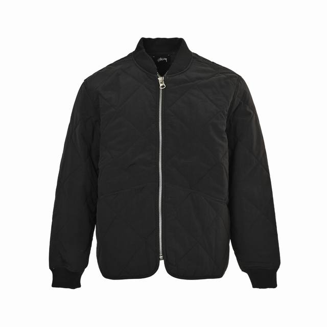 Stussy Black Eight-Billiard Quilted Liner Jacket Ball Quilted Liner Jacket First