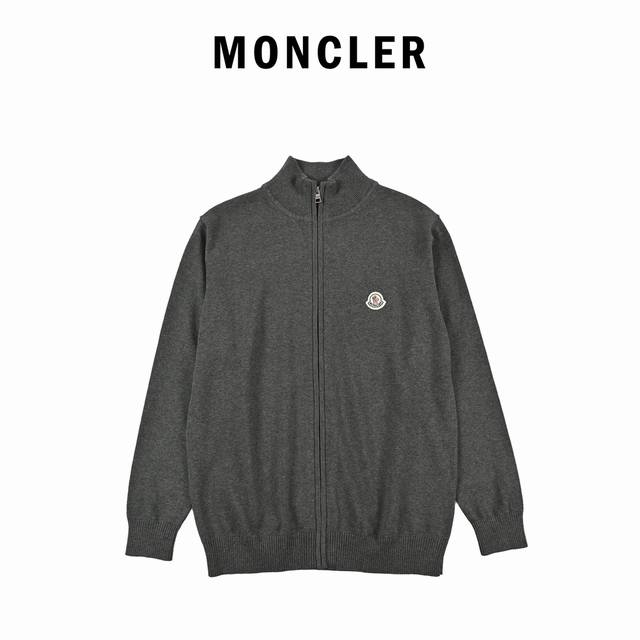 Monster mouth zipper sweater jacketWool cotton yarn, 75% woolColor: black dark g