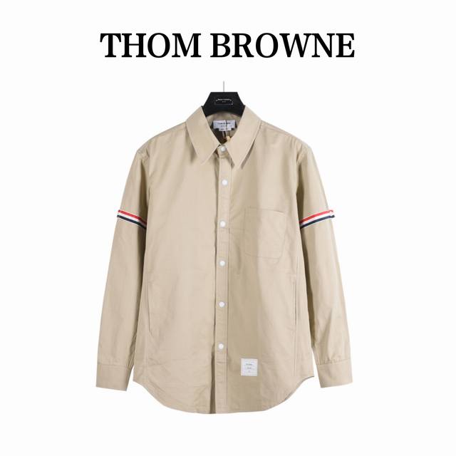 Tb pure cotton fabric jacket and shirtThom Browne.Tb pure cotton twill jacket an