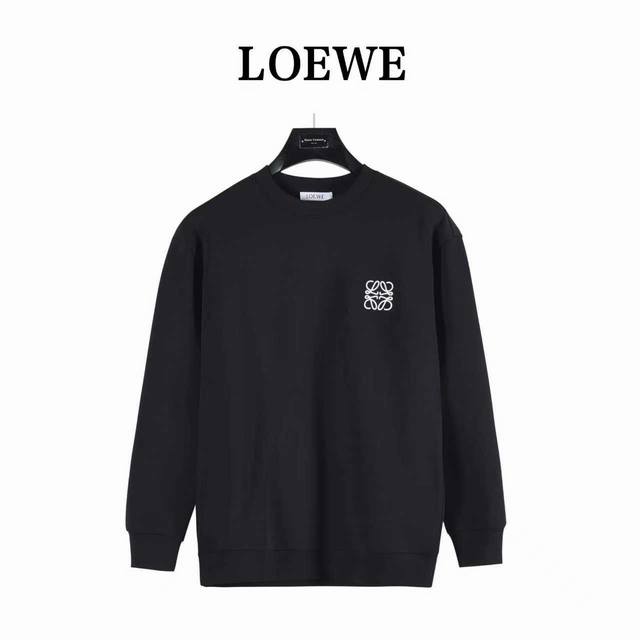 Loewe's classic embroidered logo crewneck sweatshirt. Loewe-Loewe #25 Autumn/Win