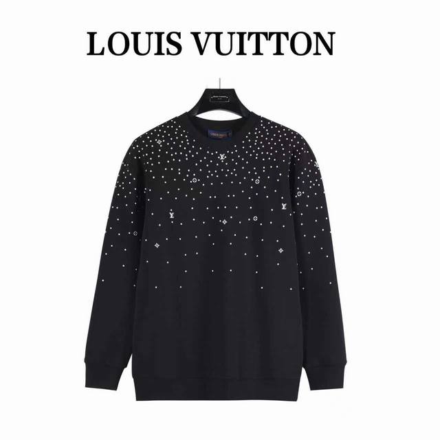 Louis Vuitton 25Ss Spotted Logo Crewneck Space Cotton Sweatshirt Louis Vuitton-L