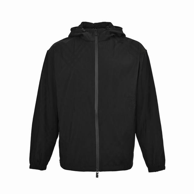 Burberry 25Fw Warhorse Jacquard Twill Hooded Jacket . Made with a nylon base, t