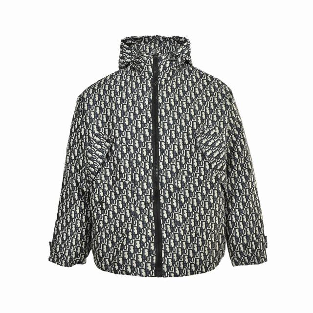 Dior Dior monogram bee zipper cotton jacket jacket Custom fabric layout and patt