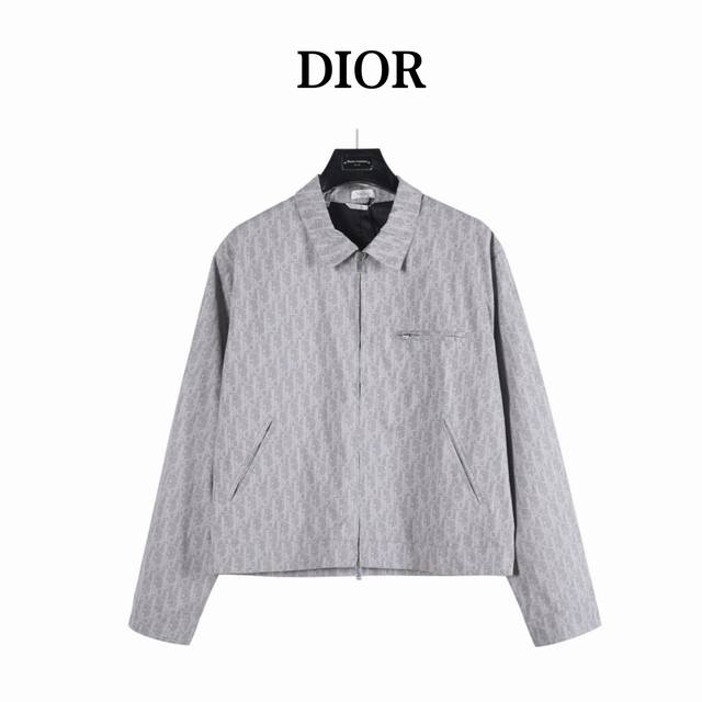 Dior Logo Jacquard Lapel JacketMade from custom cotton denim, this comfortable,