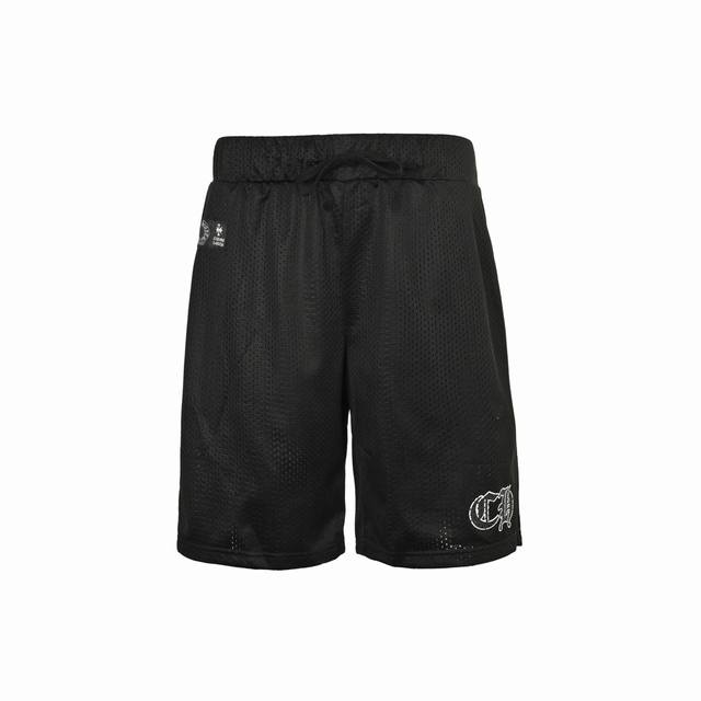 Chrome Hearts 25Ss Sanskrit mesh hockey shorts. Printed using imported direct-in