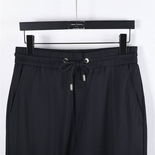 Dior Dior square logo embroidered monogram double side pocket cuffed trousers 20
