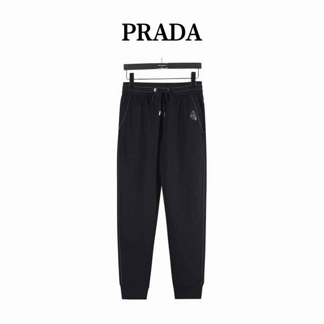 prada 2025Ss Prada 2025 latest casual classic fashion trousers with triangle log