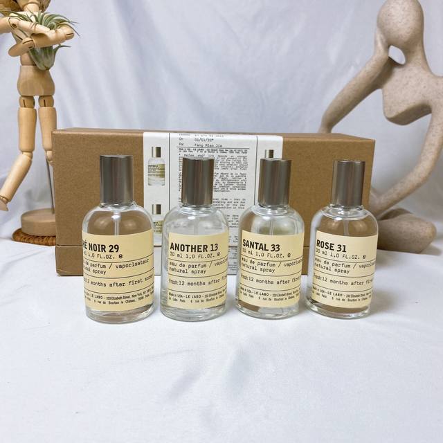 Laboratory Perfume Sample 30ml Four-Piece Set! 30ml x 4 with spray nozzles. Sce
