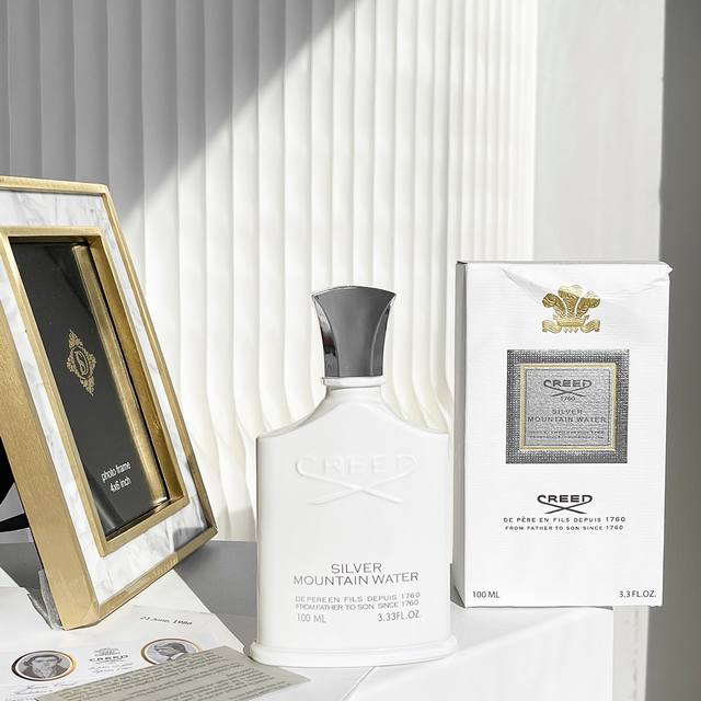 Original quality Creed Silver Mountain Water perfume. Top notes: lemon, mandarin