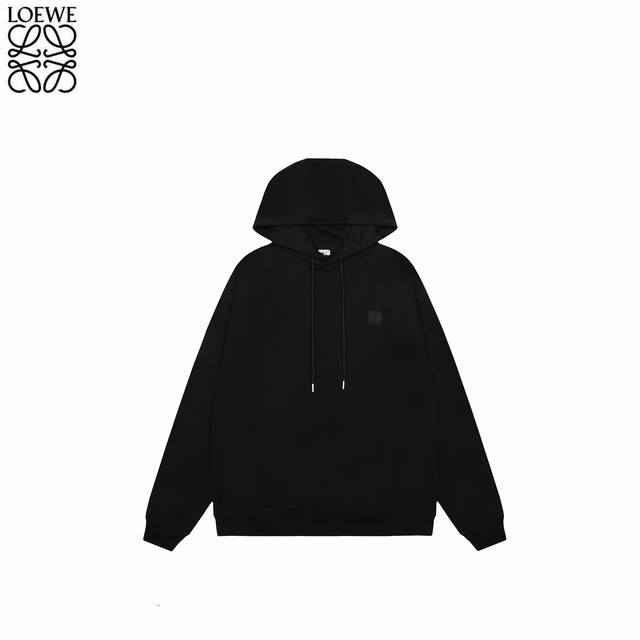 Loewe 25Fw dark pattern small logo hooded sweatshirtNo need for the so-called go