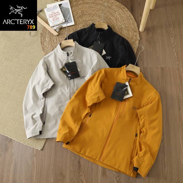 Arcteryx Stand Collar Executive Outdoor Mountaineering Jacket Softshell Jacket!