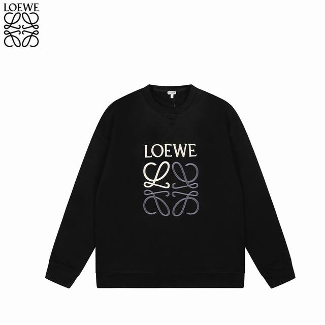 Loewe 25 Fw classic embroidered round neck sweatshirtNo need for the so-called g