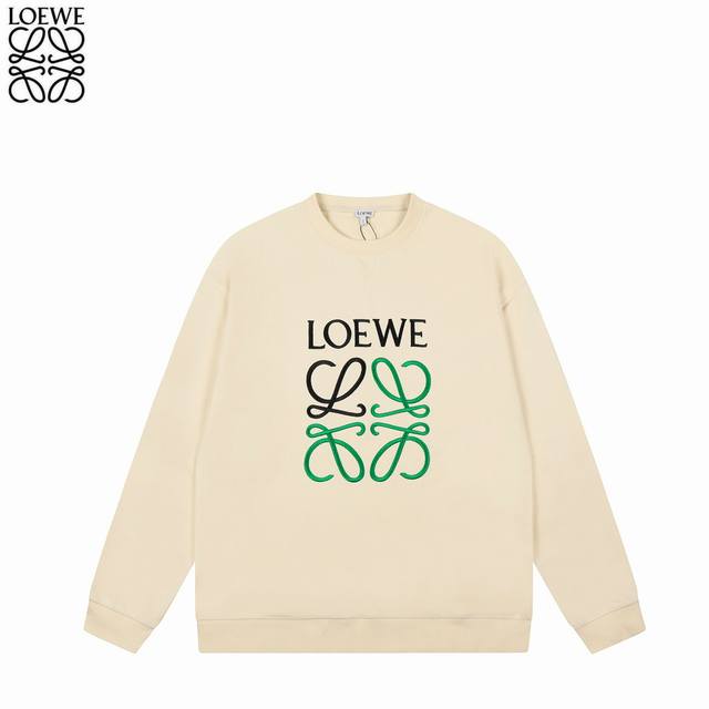Loewe 25 Fw classic embroidered round neck sweatshirtNo need for the so-called g
