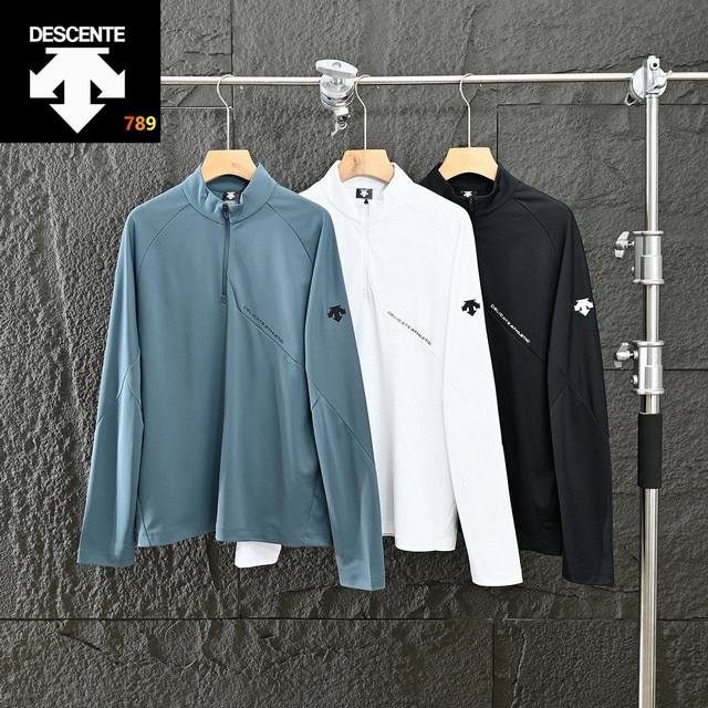 Dst Dieter Spring and Autumn Training Sports Men's Half-zip Inner Long-sleeved S