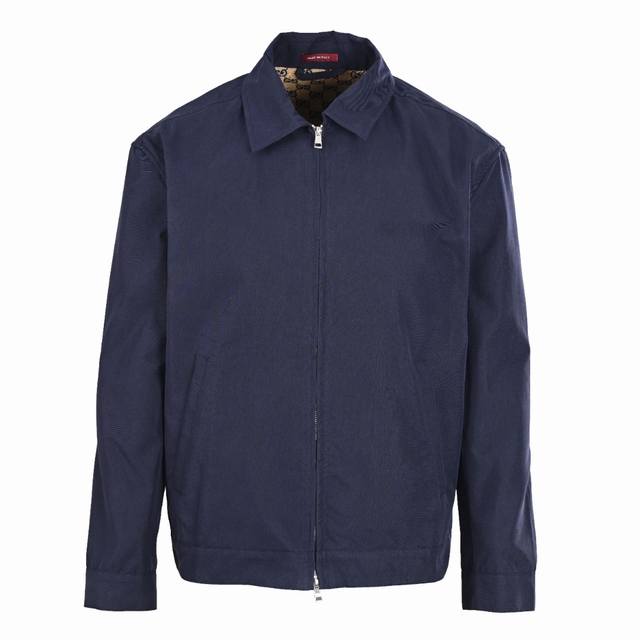 Gucci solid-color jacket with a small chest monogram logo. Originally purchased