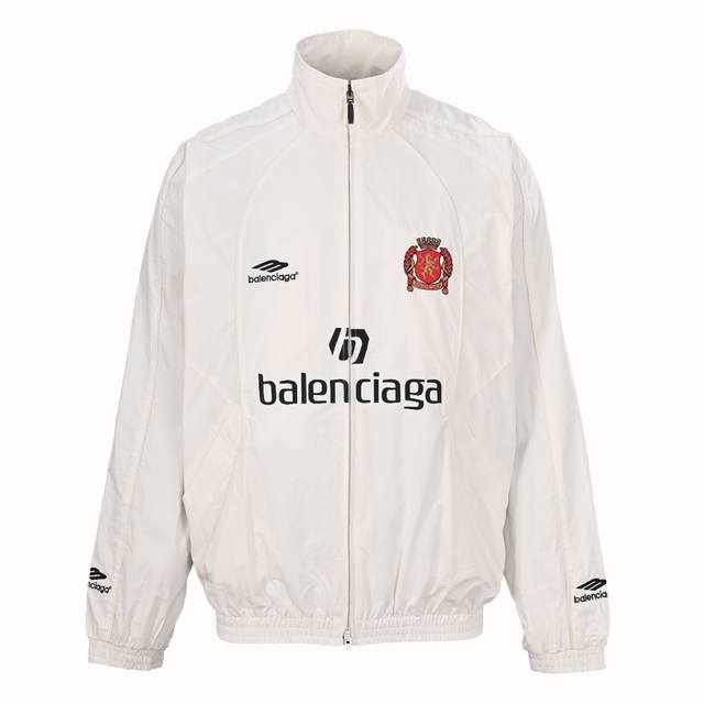 Balenciaga Blcg Manchester United football sports jacketLarge fit, high stand co