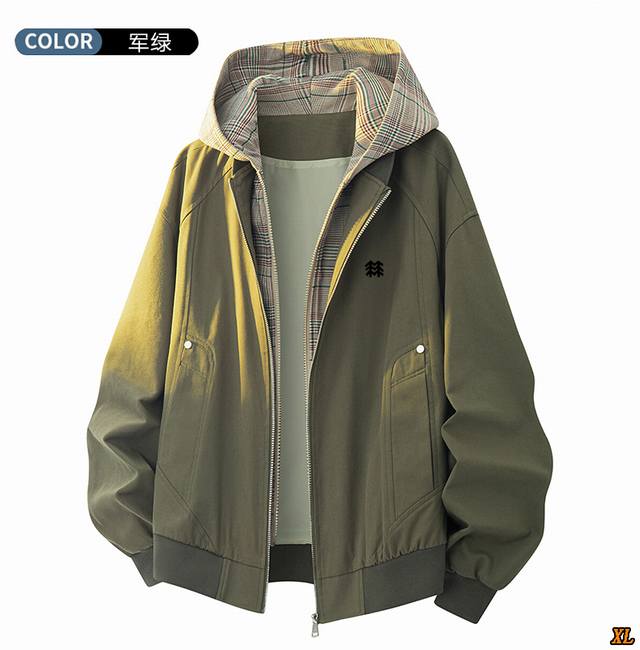 Kolon Sport exclusive real shot of the new M-8Xl autumn large size hooded jacket