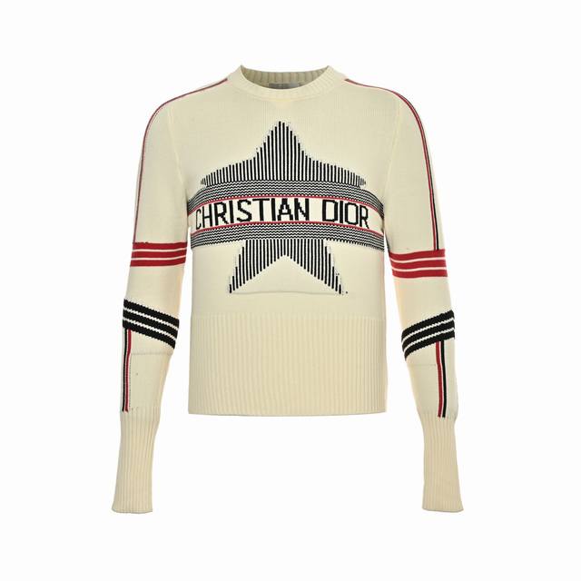 Dior 25Fw Ski Collection Five-Pointed Star Crew Neck SweaterDior Dior Ski Sailor