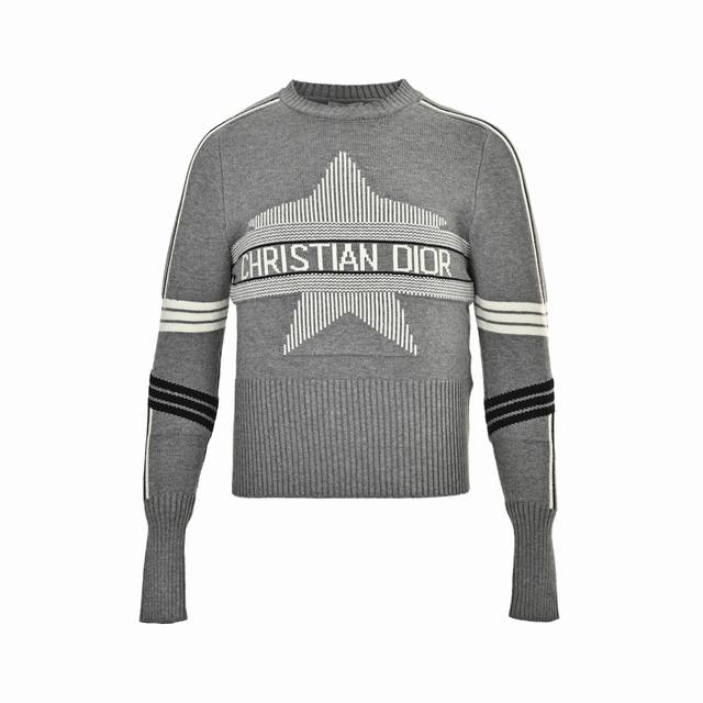 Dior 25Fw Ski Collection Five-Pointed Star Crew Neck SweaterDior Dior Ski Sailor